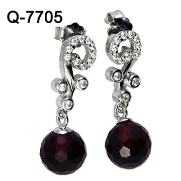 New Design 925 Sterling Silver Earrings Fashion Jewelry (Q-7705)